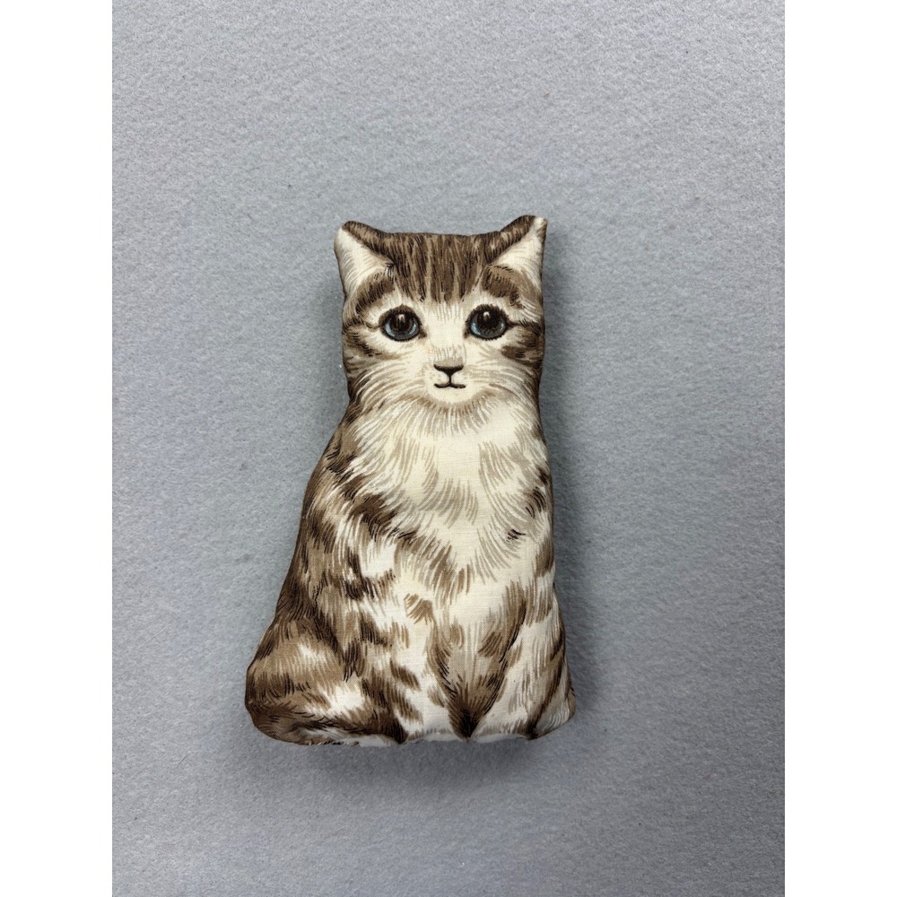 Vintage Cut & Sew Tabby Cat Family Pillows Set of 3 Mother Kitten Plush Cottage - Picture 5 of 8